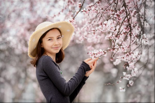 Fotoshooting Mit Fruhlingsblumen