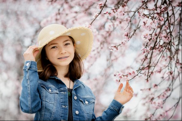 Spring flowers photo shoot
